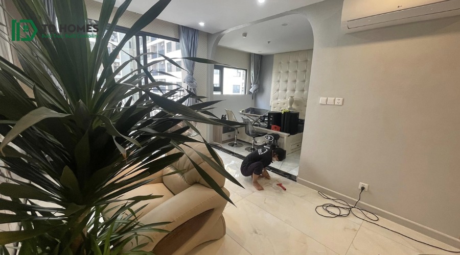 Thiết kế nội thất căn hộ 2 phòng ngủ tại Vinhomes Grand Park Quận 9 bởi TD HOMES