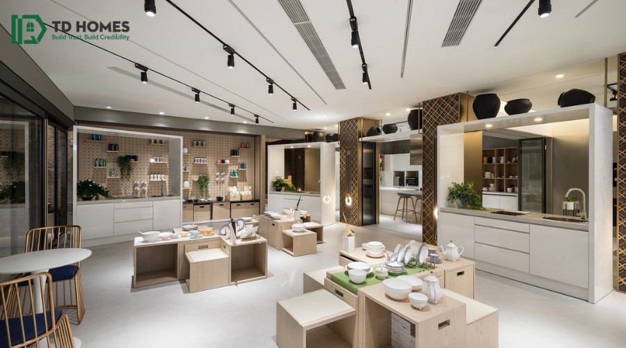 Thiết kế showroom chuyên nghiệp bởi TD HOMES