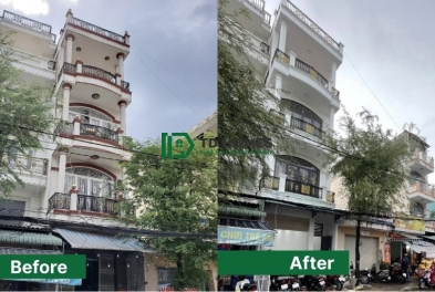 Thi công cải tạo nhà phố thành căn hộ dịch vụ cho thuê