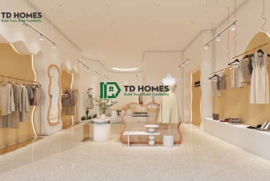 Thiết kế thi công tiệm vàng, kim cương, salon tóc, showroom, shop quần áo